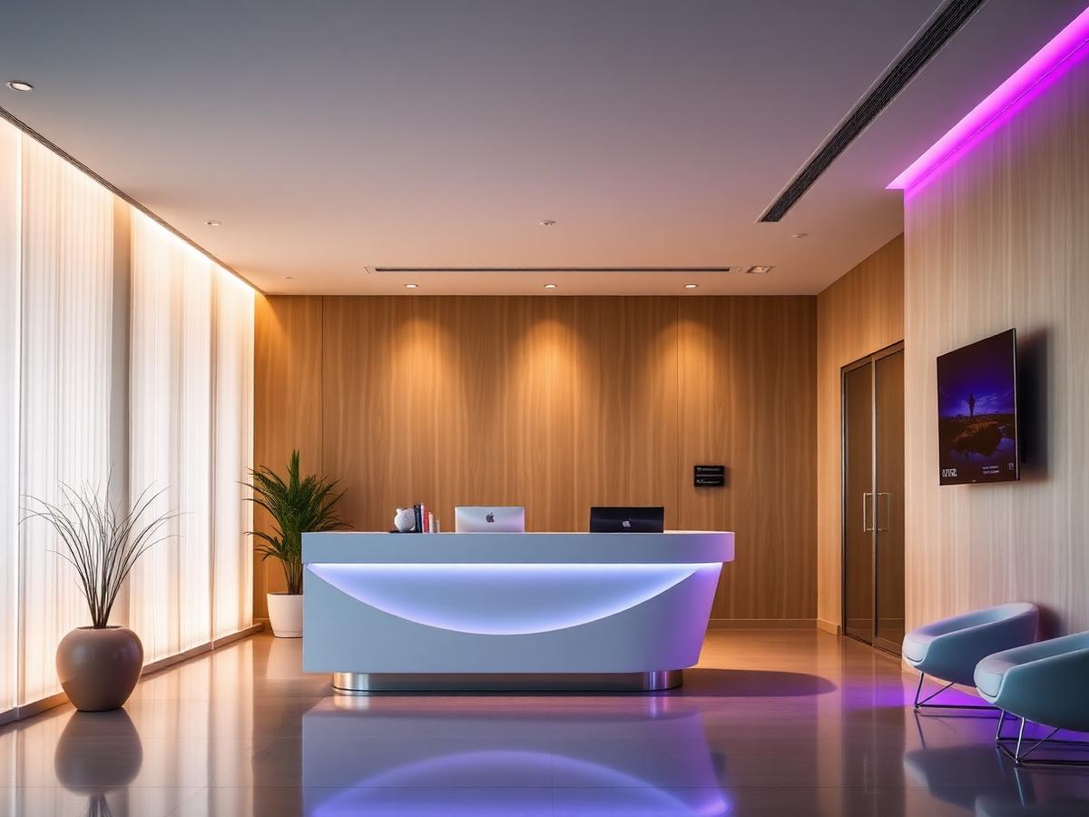 Modern business reception